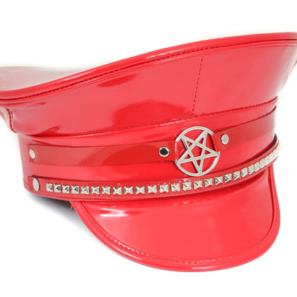 HT286 PENTA STUDDED CAPTAIN HAT