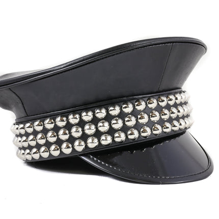 HT291 CONICAL STUDDED CAPTAIN HAT