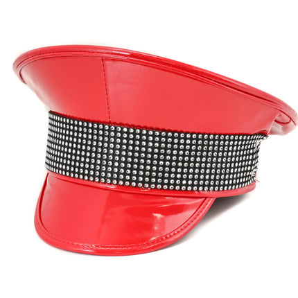 HT296 5 ROW STONE CAPTAIN HAT