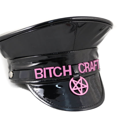 HT306P-PS STAINLESS STEEL LETTER WORDS ID NAME CAPTAIN HAT