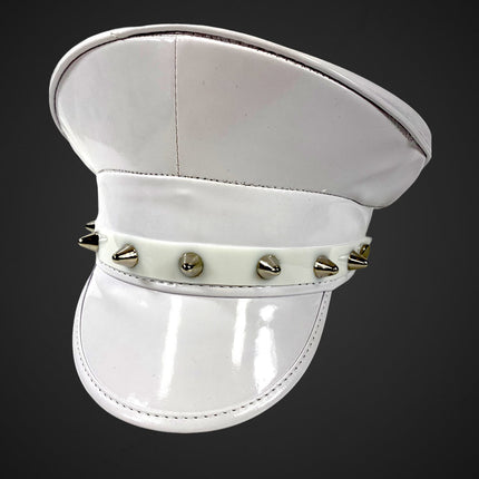 HT316  UK 77 STUDDED CAPTAIN HAT