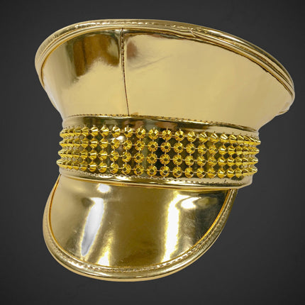 HT340 4 ROW STONE CAPTAIN HAT
