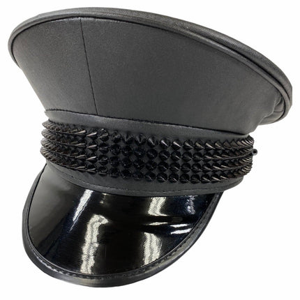 HT340 4 ROW STONE CAPTAIN HAT
