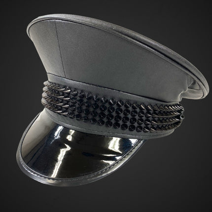 HT340 4 ROW STONE CAPTAIN HAT