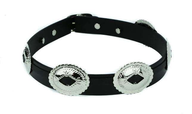 HTB111 OVAL CONCHO HAT BAND