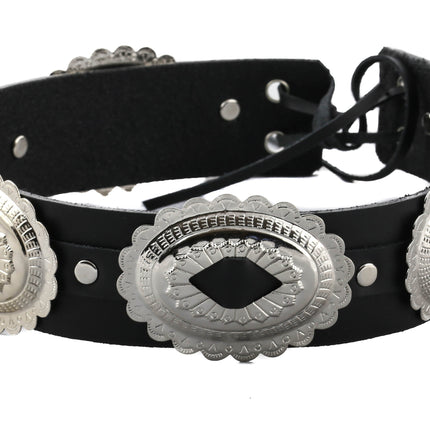 HTB130 OVAL CONCHO THICK HAT BAND