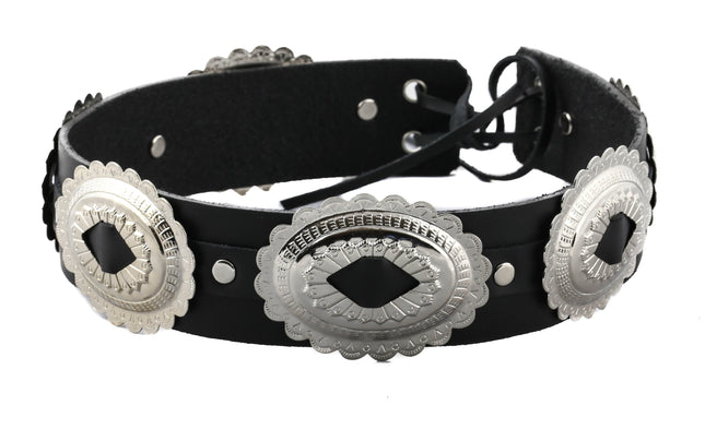 HTB130 OVAL CONCHO THICK HAT BAND