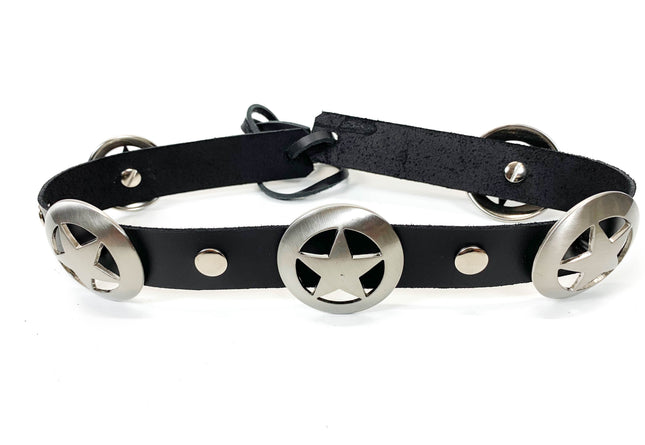 HTB206 PLAIN STAR CONCHO WITH RIVET HAT BAND