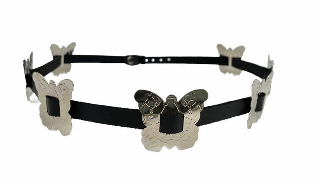 HTB210 BUTTERFLY CONCHO HAT BAND