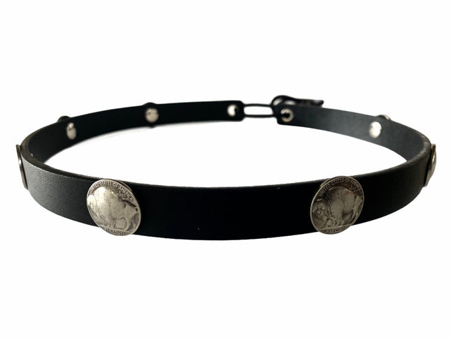 HTB211 BUFFALO HEAD HAT NAD 24" LONG BUCKLE ADJUSTED