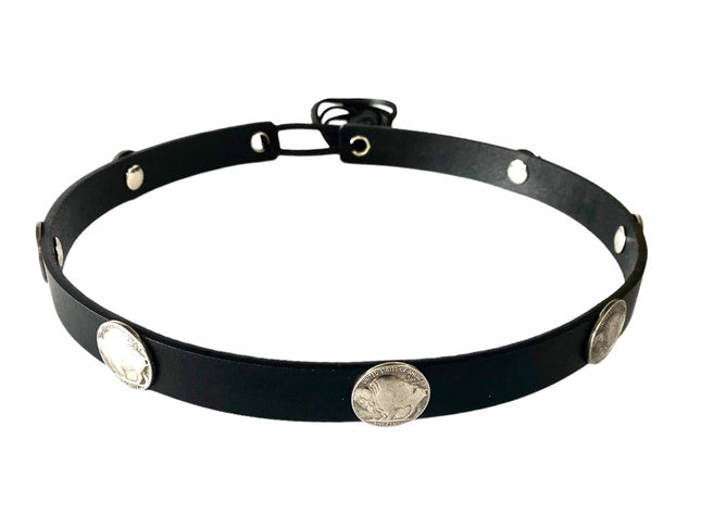 HTB211 BUFFALO CONCHO HAT BAND