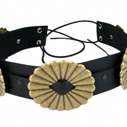 HTB220 2.75 X 1.75 OVAL CONCH HAT BAND 2"