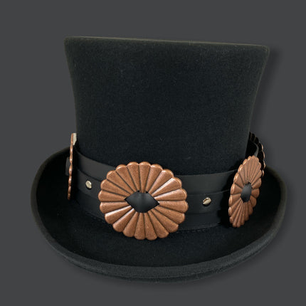 HTB220 2.75 X 1.75 OVAL CONCH HAT BAND 2"