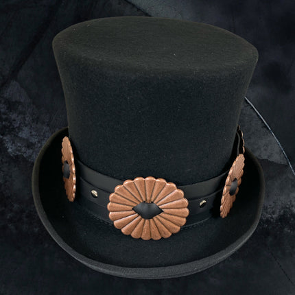 HTB220 2.75 X 1.75 OVAL CONCH HAT BAND 2"