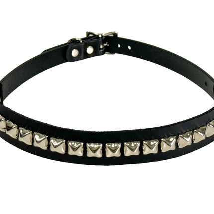 HTPK401  FUNK PLUS TOPHAT WITH SINGLE ROW PYRAMID STUD BAND