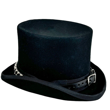 HTPK402  FUNK PLUS TOPHAT WITH 2 ROW PYRAMID STUD BAND