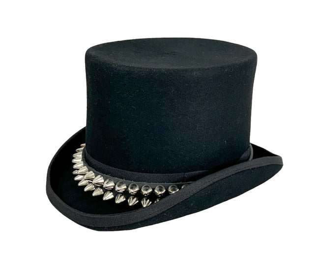 HTPK404  FUNK PLUS TOPHAT WITH 2 ROW UK77 STUD BAND