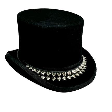 HTPK404  FUNK PLUS TOPHAT WITH 2 ROW UK77 STUD BAND