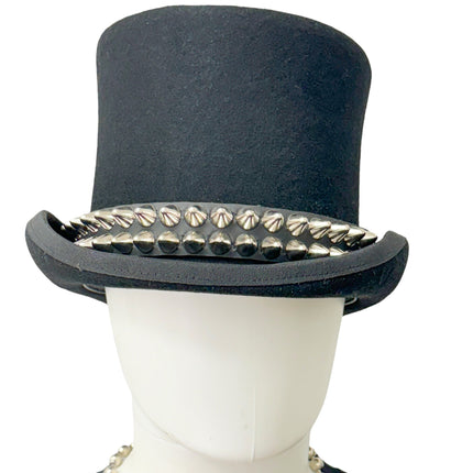 HTPK404  FUNK PLUS TOPHAT WITH 2 ROW UK77 STUD BAND