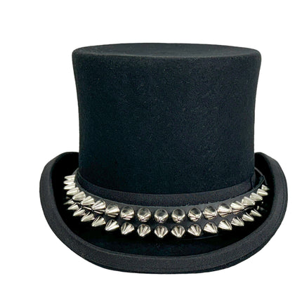 HTPK404  FUNK PLUS TOPHAT WITH 2 ROW UK77 STUD BAND