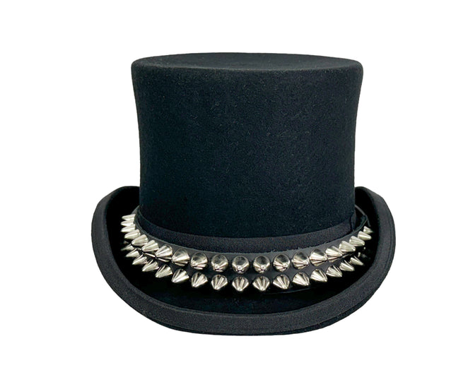 HTPK404  FUNK PLUS TOPHAT WITH 2 ROW UK77 STUD BAND