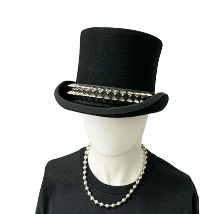 HTPK404  FUNK PLUS TOPHAT WITH 2 ROW UK77 STUD BAND