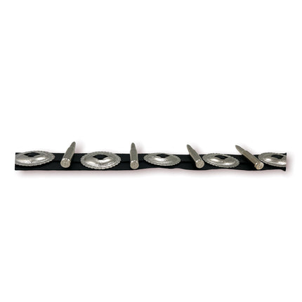 HTB424 223 CALIBER BULLET HAT BAND WITH SILVER OVAL