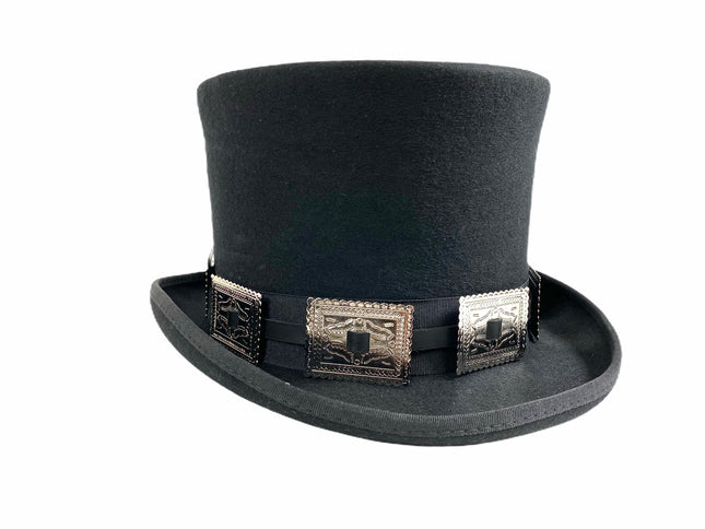 HTB208 SQUARE CONCHO HAT BAND