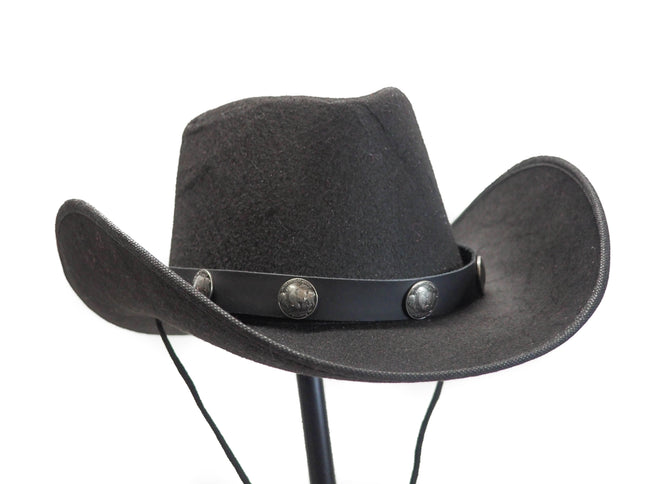 HTB211 BUFFALO CONCHO HAT BAND