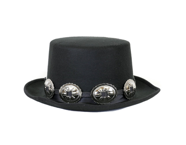 HTP706 TOP HAT WITH CONCHO