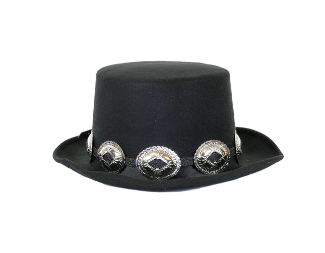 HTP707 TOP HAT WITH CONCHO