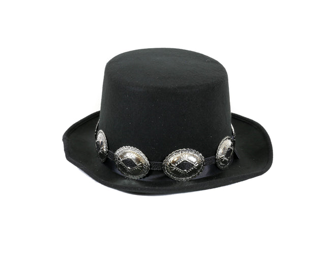 HTP707 TOP HAT WITH CONCHO