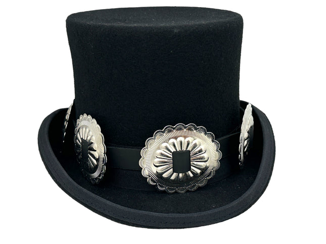 HTPK131 FUNK PLUS TOPHAT WITH JUMBO  WESTERN CONCHO