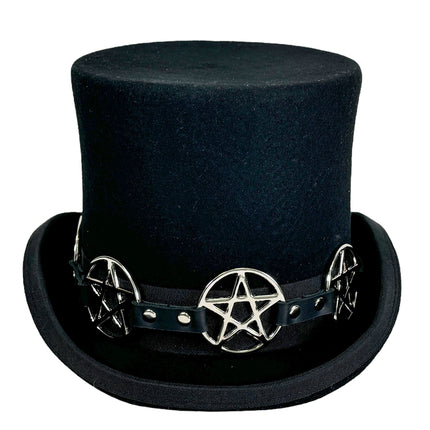 HTPK405  FUNK PLUS TOPHAT WITHPENTAGRAM BAND