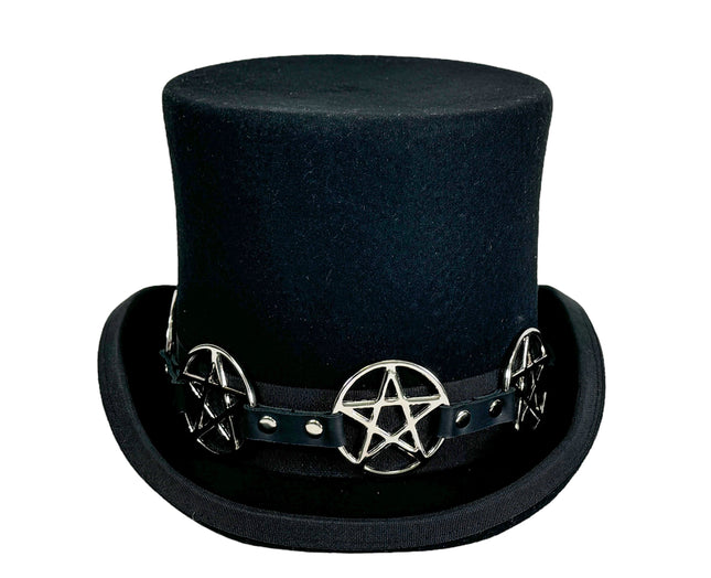 HTPK405  FUNK PLUS TOPHAT WITHPENTAGRAM BAND