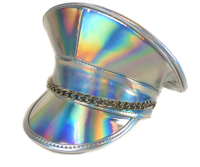 HTR111RN CHAIN CAPTAIN HAT RAINBOW