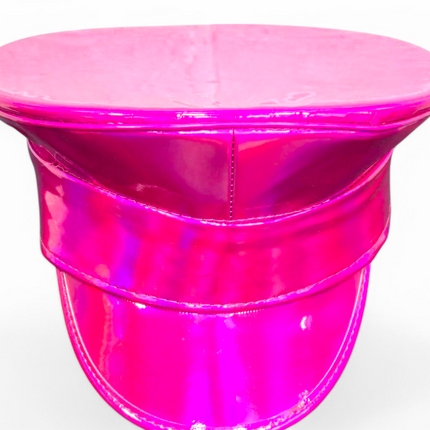 HTR200 RAINBOW HOLOGRAPHIC PLAIN CAPTAIN POLICE HAT