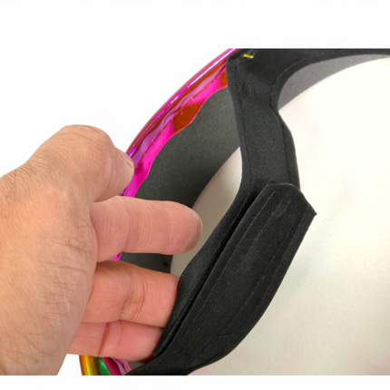 HTR200 RAINBOW HOLOGRAPHIC PLAIN CAPTAIN POLICE HAT