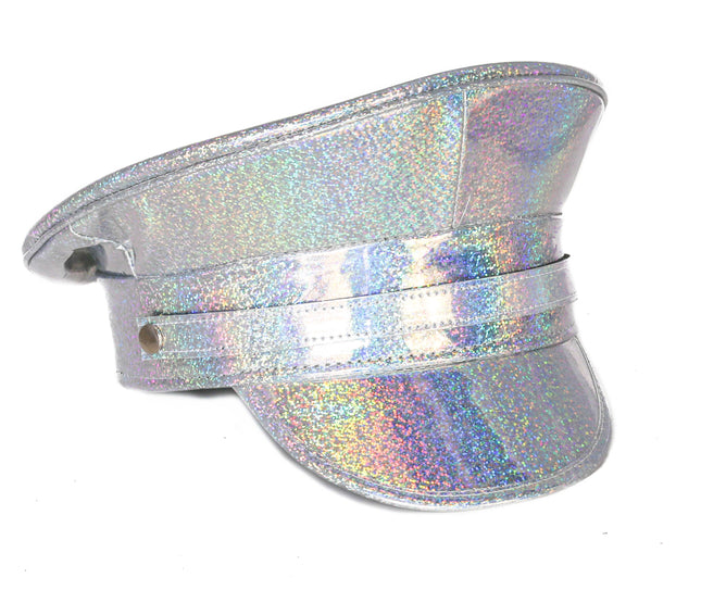 HTR201RN RAINBOW HOLO GRAPHIC CAPTAIN HAT