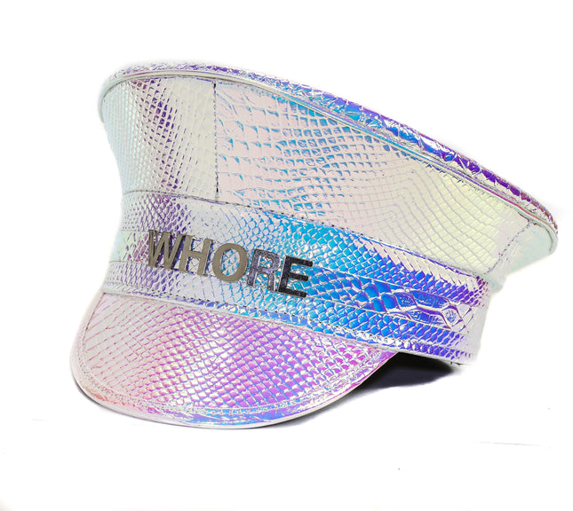 HTR204RN-SNK SNAKESKIN RAINBOW NAME HAT
