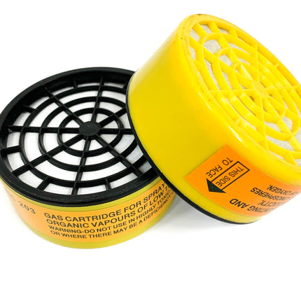 GM304 SINGLE FILTER LIGHTWEIGHT SPIKE GAS MASK RESPIRATOR 3"