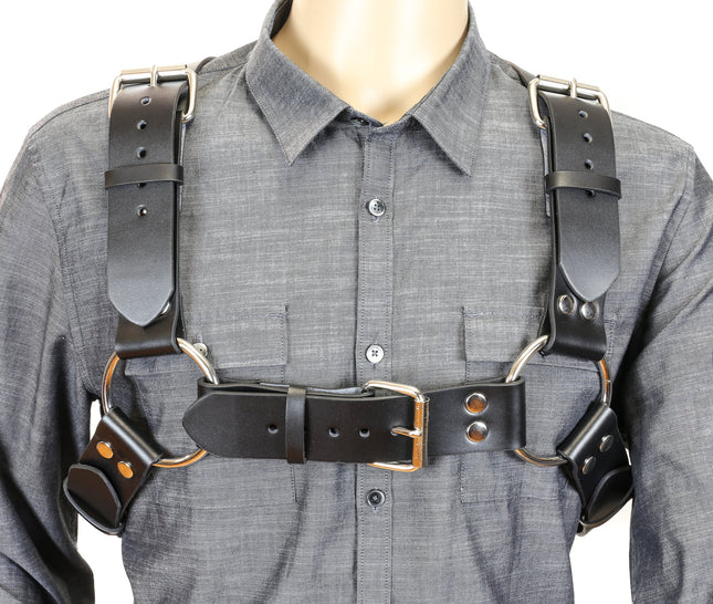 FH142 1 3/4" 3 BUCKLE HARNESS