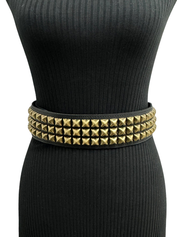 WBT104  STUDDED WOMENS  WAIST BELT