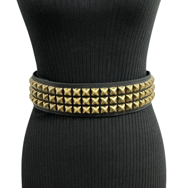 WBT104  STUDDED WOMENS  WAIST BELT