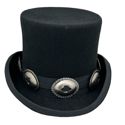 HTPK324 FUNK PLUS TOPHAT WITH THUNDERBIRD CONCHO BAND