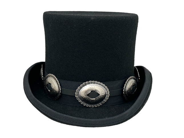 HTPK324 FUNK PLUS TOPHAT WITH THUNDERBIRD CONCHO BAND