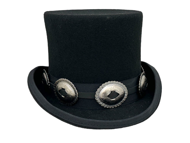 HTPK324 FUNK PLUS TOPHAT WITH THUNDERBIRD CONCHO BAND
