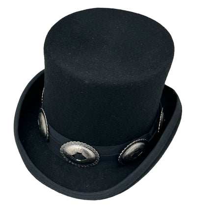 HTPK324 FUNK PLUS TOPHAT WITH THUNDERBIRD CONCHO BAND