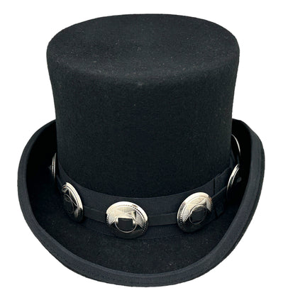 HTPK136 FUNK PLUS TOPHAT WITH ROUND WESTERN CONCHO