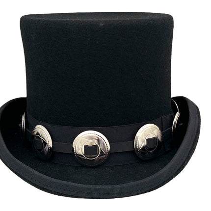 HTPK136 FUNK PLUS TOPHAT WITH ROUND WESTERN CONCHO
